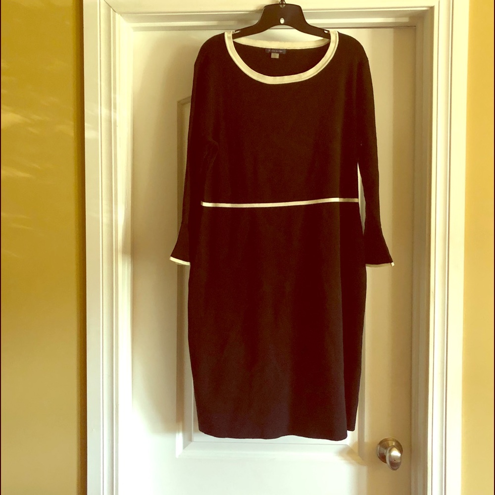 Tommy Hilfiger Bell Sleeve Straight Sweater Dress